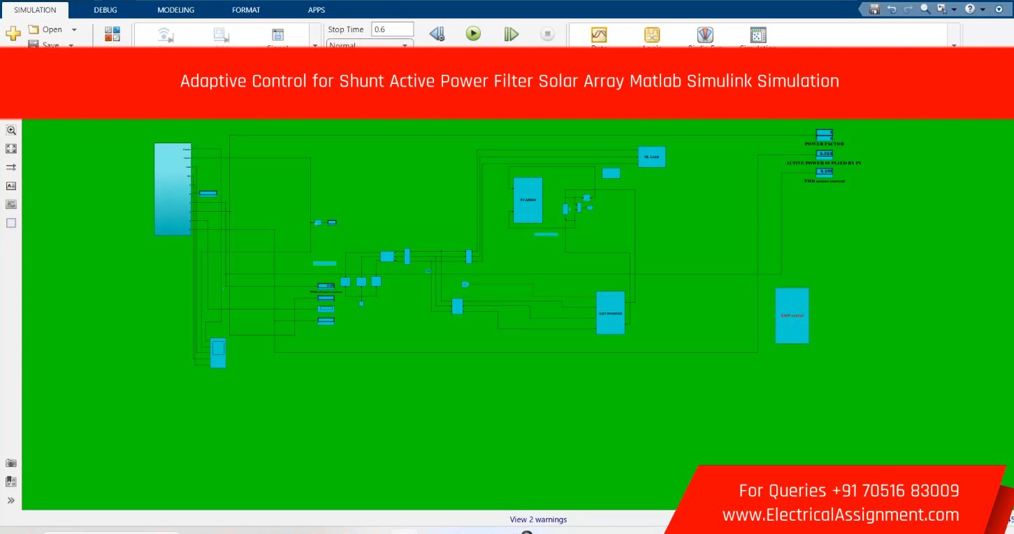 Adaptive Fuzzy Logic Shunt Active Power Filter for Advanced Harmonic Mitigation & Power Quality Improvement screenshot 10